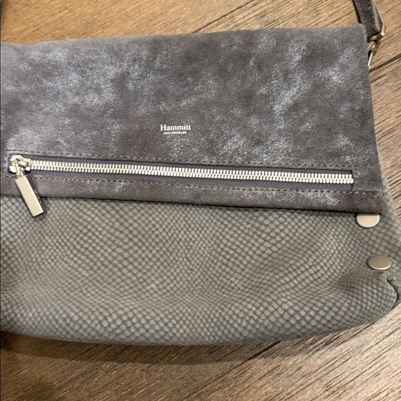 Hammitt Gray and Red Crossbody Bag - Picture 3 of 11